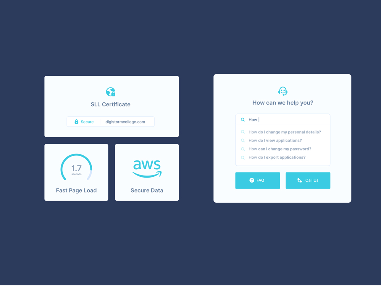 Digistorm — Websites features