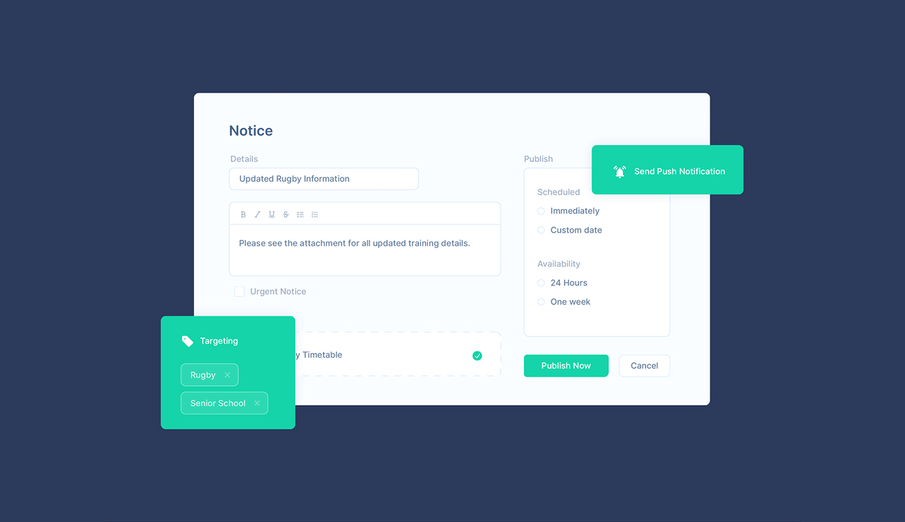 Digistorm — Apps features (detail)