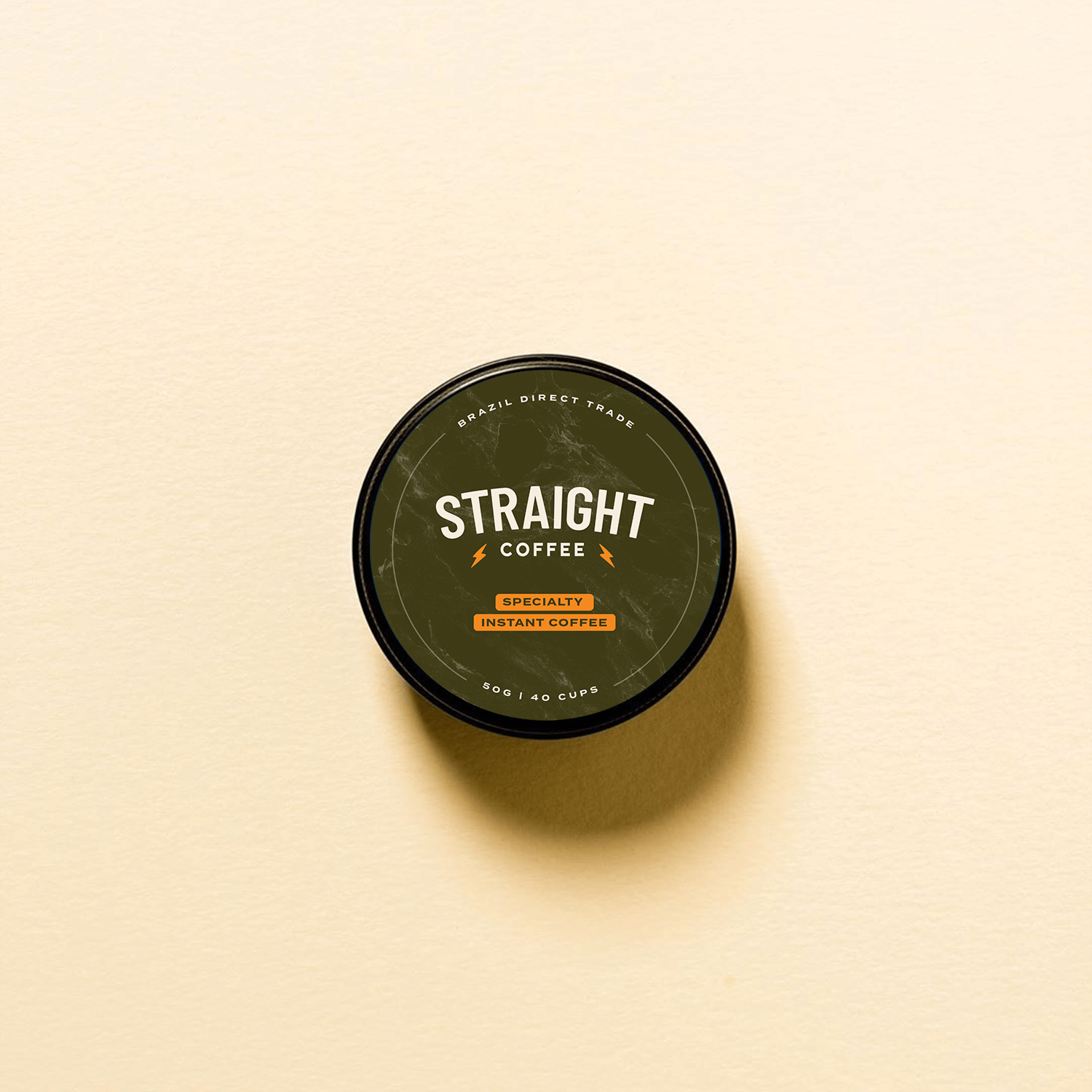 Straight Coffee — packaging