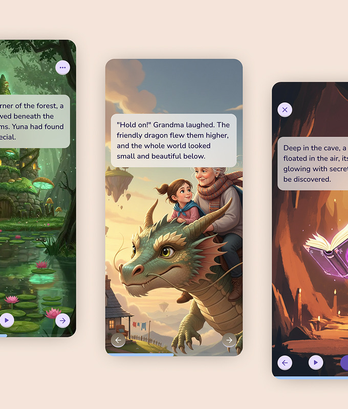 Yuna — story screen