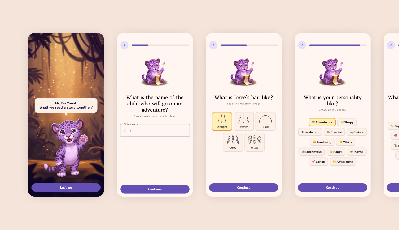Yuna — onboarding